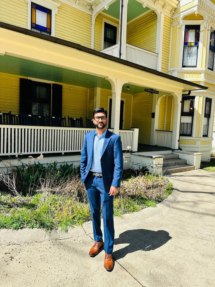 Vamsi Reddy in Asheville for the Governor's Institute conference